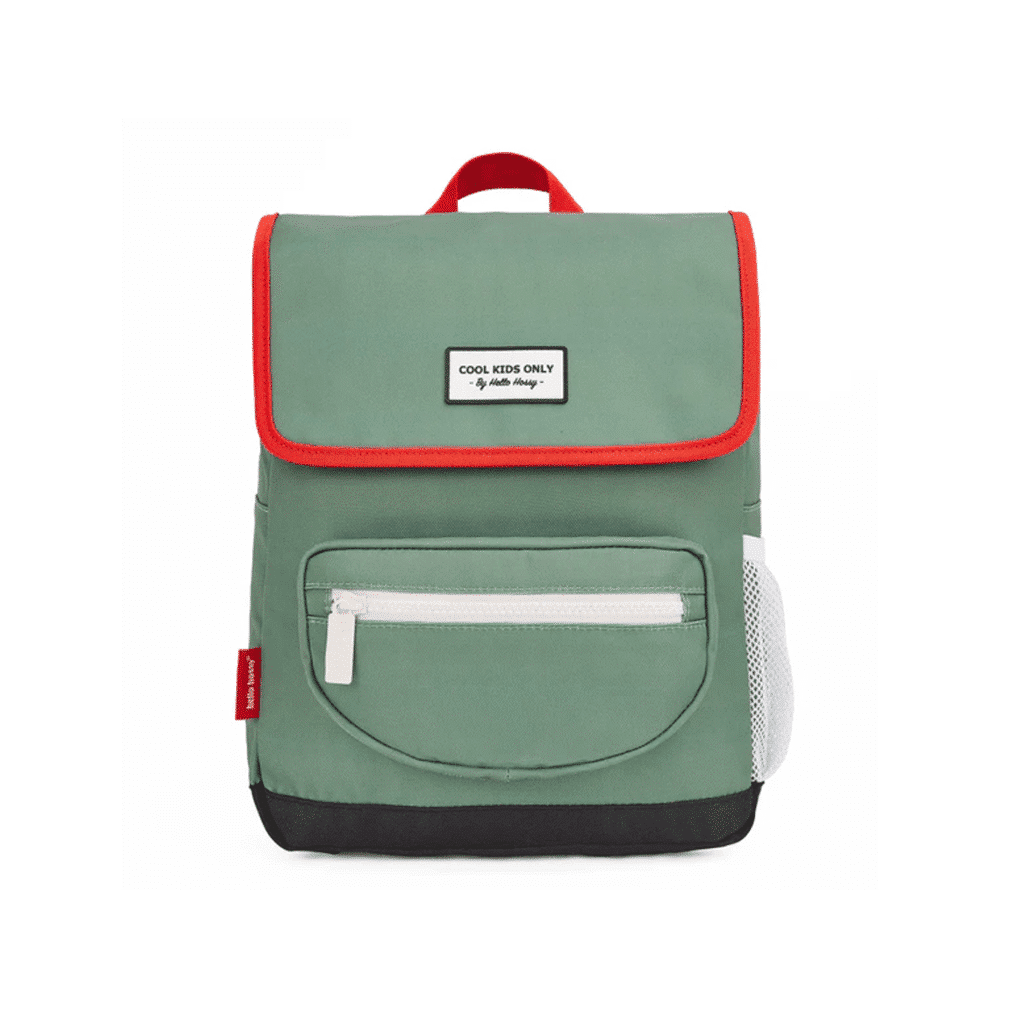 un sac à dos Mini Forest Hello Hossy, vue de face sur fond blanc