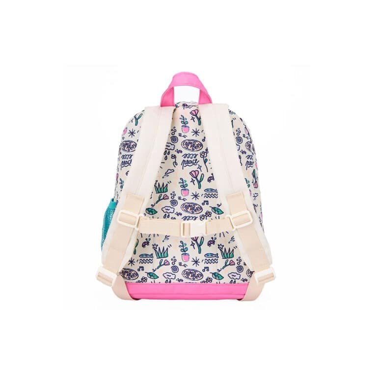 un sac à dos Playground, vue de derrière sur fond blanc