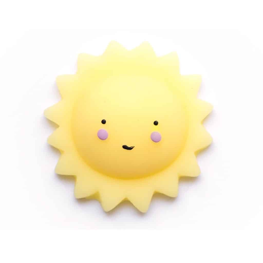 mini squishy soleil la petite épicerie sur fond blanc
