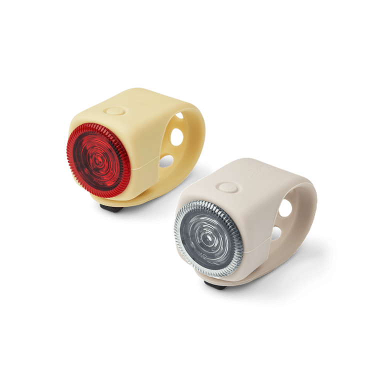 liewood_lot-éclairages-vélo-jaune-beige