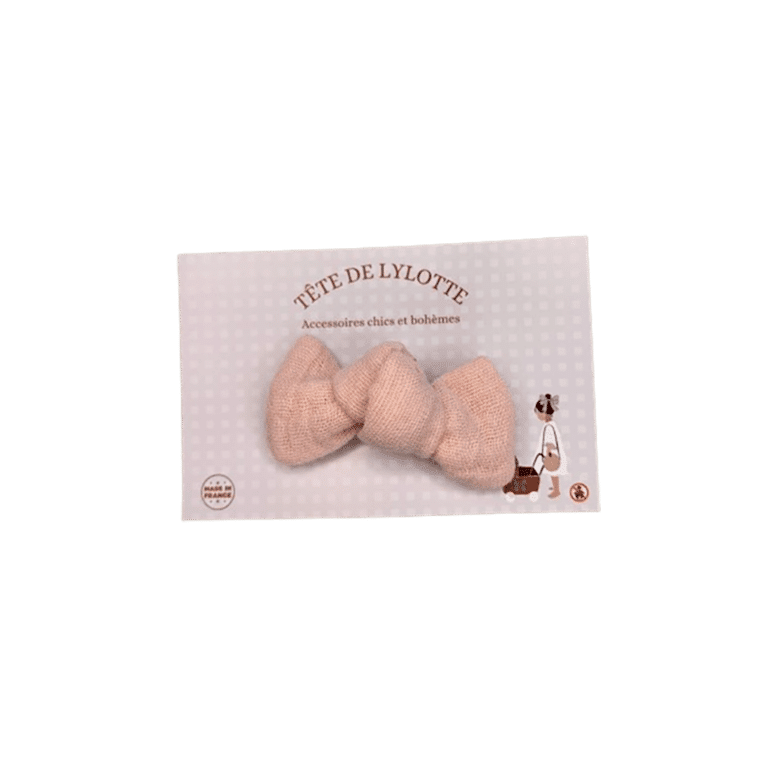 barrette vieux rose tête de lylotte