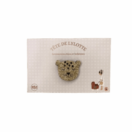 pin's léopard tête de lylotte