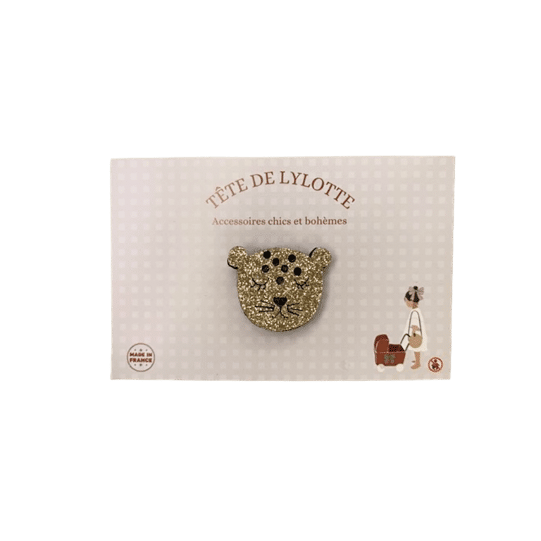 pin's léopard tête de lylotte