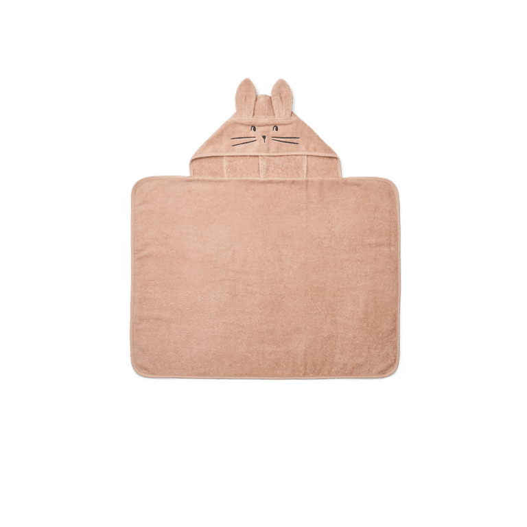 Sortie de bain lapin rose toscane liewood