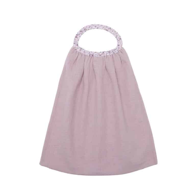 serviette élastique personnalisable rose pétale bb&co sur fond blanc