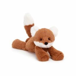 smudge le renard Jellycat, vue de face sur fond blanc