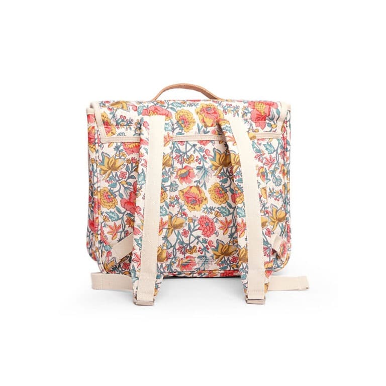 un cartable louise misha Jojofactory, vue de derrière sur fond blanc