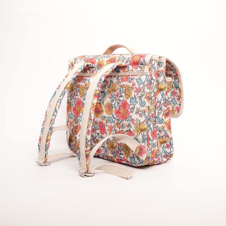 un cartable louise misha Jojofactory, vue de côté sur fond blanc