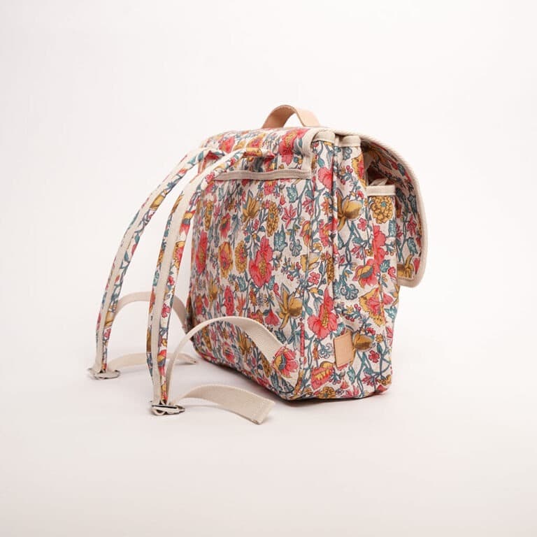 un cartable louise misha Jojofactory, vue de côté sur fond blanc