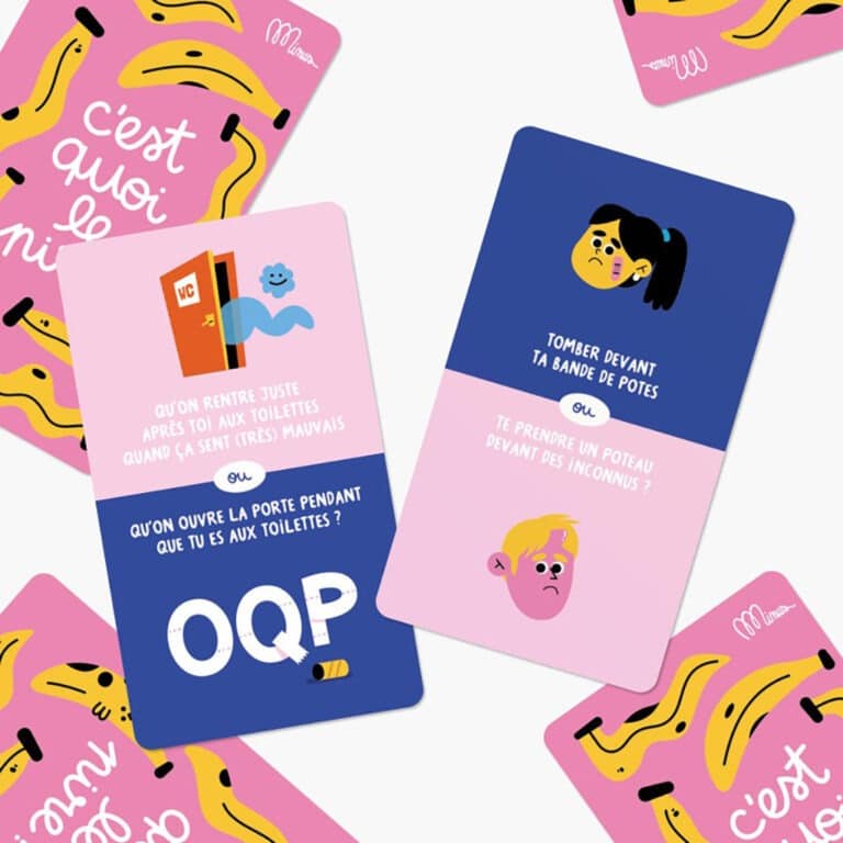 cartes c'est quoi le pire minus edition détail cartes sur fond blanc