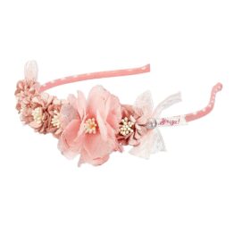 un serre-tête Diede fleurs Souza, vue de face sur fond blanc