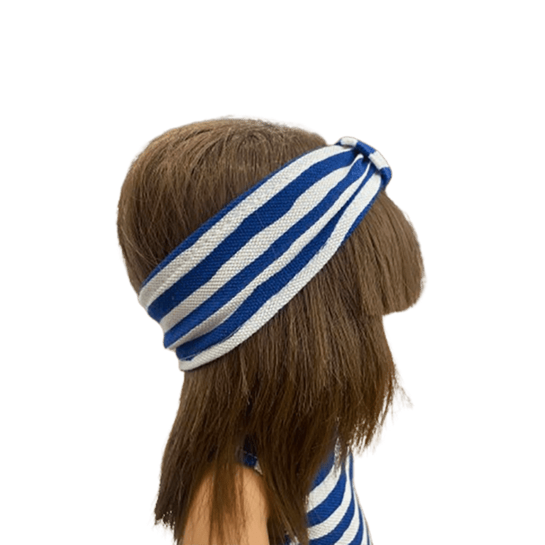 Bandeau marinière bleu et blanc minikane