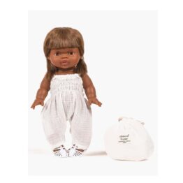 combinaison bonnie crème minikane avec poupée sur fond blanc