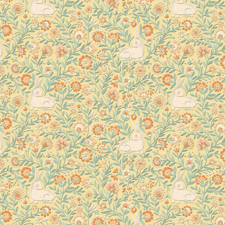 robe daisy et son bandeau lapin bohème minikane détail motif