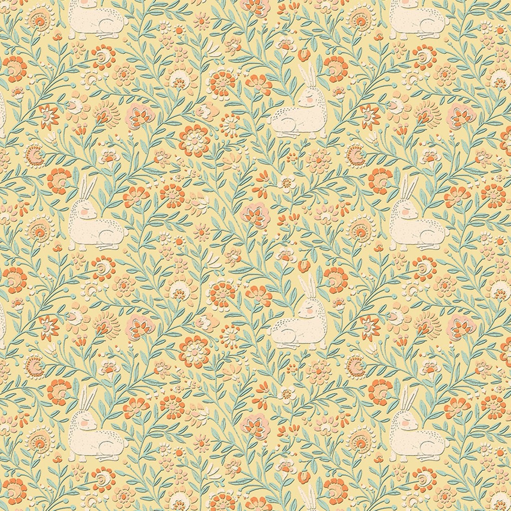 robe daisy et son bandeau lapin bohème minikane détail motif