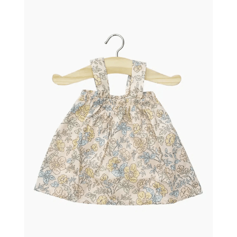 robe mila fleurs célia minikane sur cintre sur fond blanc