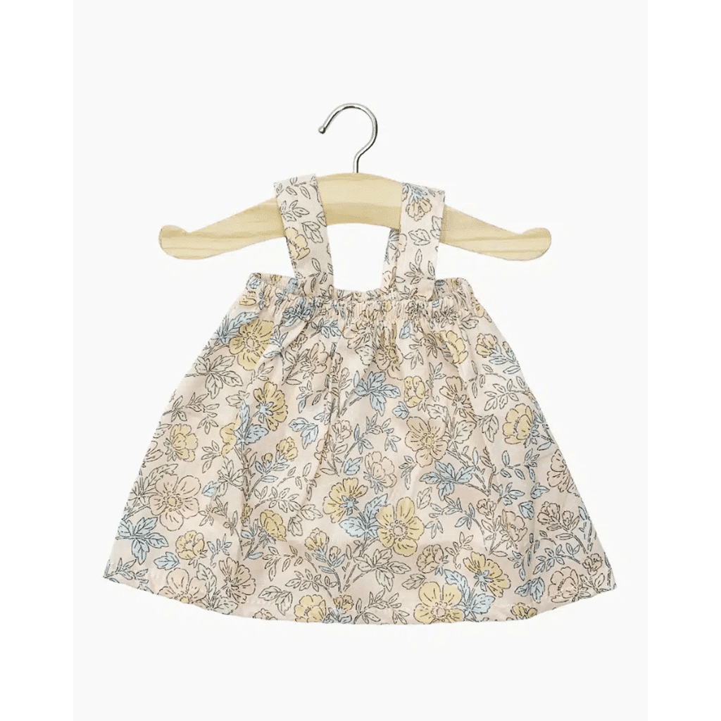 robe mila fleurs célia minikane sur cintre sur fond blanc