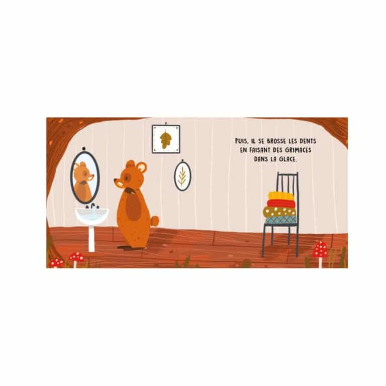 Un livre sonore "l'heure du dodo" de Sassi, ouvert vue de face sur fond blanc