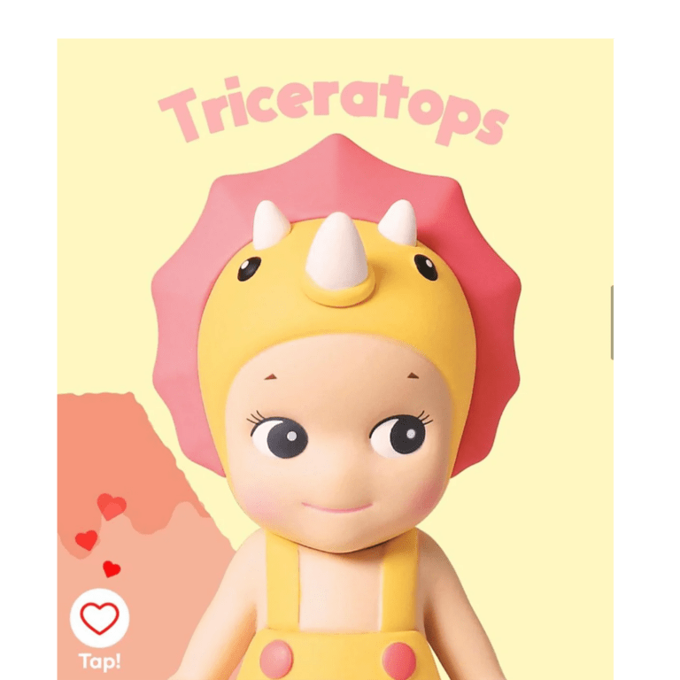 sonny angel dinosaures sonny tricératops