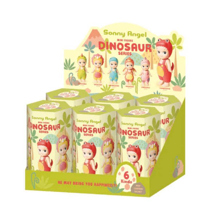 sonny angel dinosaures sonny boîte de 6