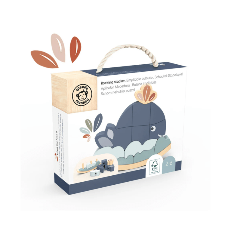 Jeu empilage baleine speedy monkey