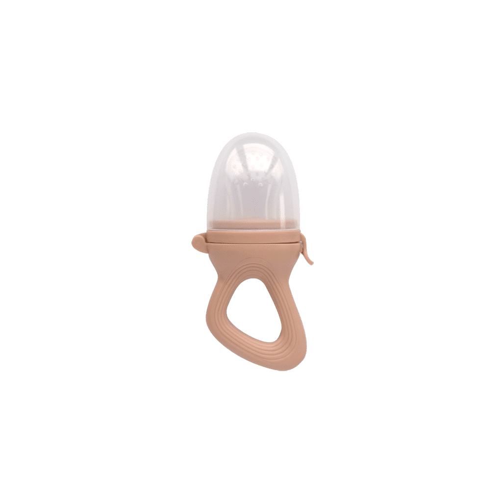 grignoteuse en silicone nude zakuw sur fond blanc