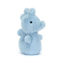 Mini doudou hippocampe fluffy jellycat de face