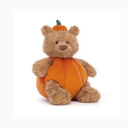 Doudou bartholomé ours citrouille jellycat