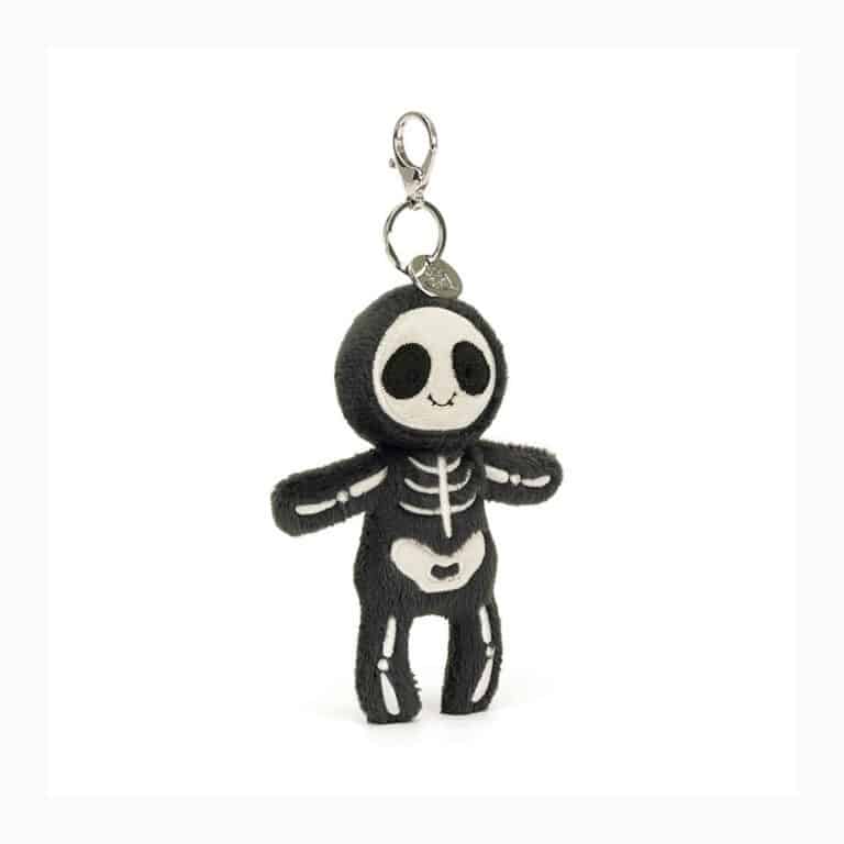 Bag Charm Skeleton Bob - Jellycat rare - Amuseables Skeleton - Jellycat fan- Porte clé bob le squelette jellycat