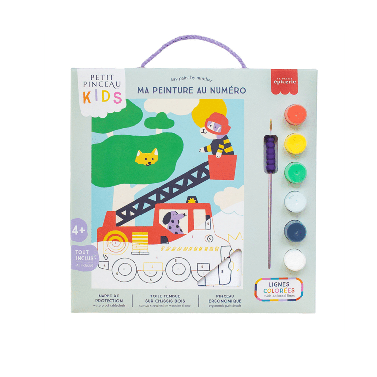 Peinture au numéro wouf la petite épicerie