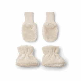 Coffret moufles et chaussons sable liewood