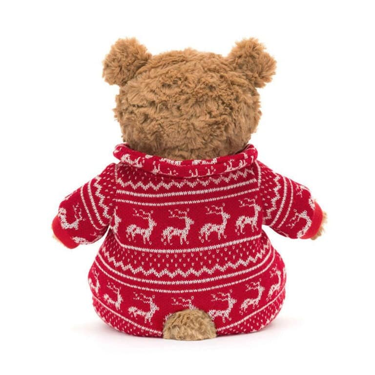 Doudou Bartholomew Ours Pyjama De Noël - Jellycat