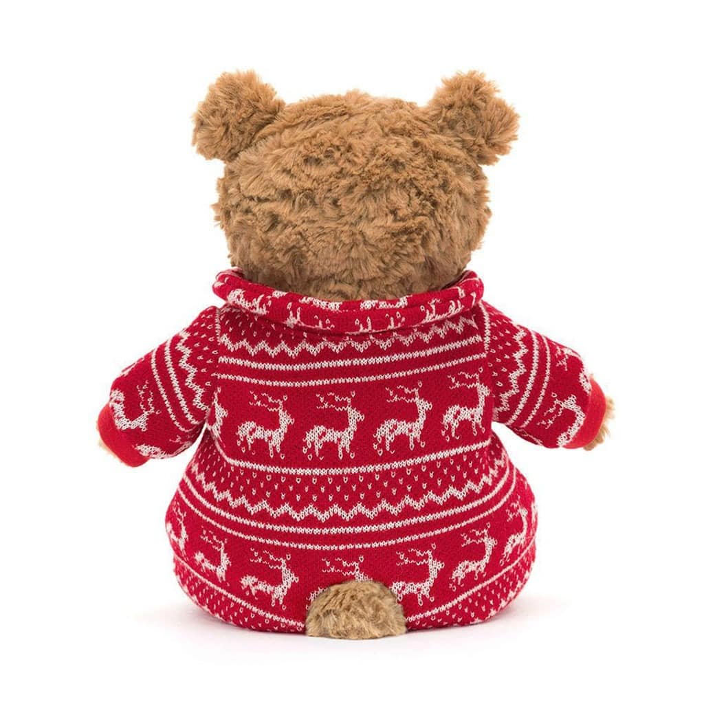 Doudou Bartholomew Ours Pyjama De Noël - Jellycat