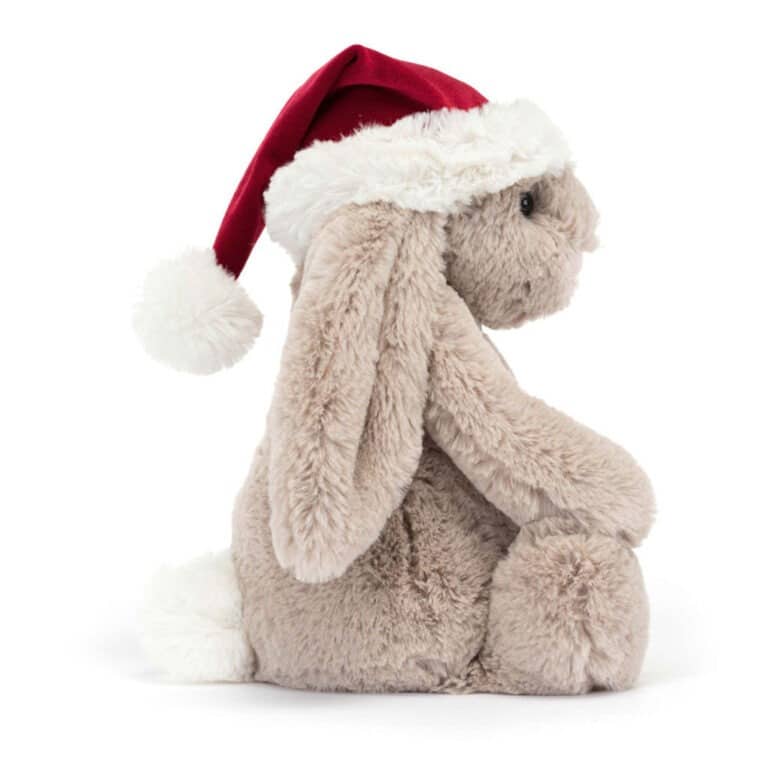 Doudou lapin Noël jellycat