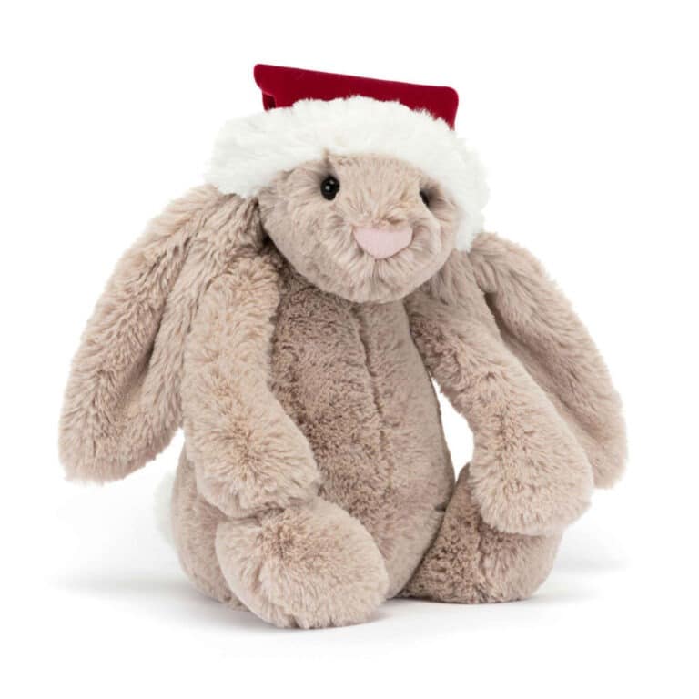 Doudou lapin Noël jellycat