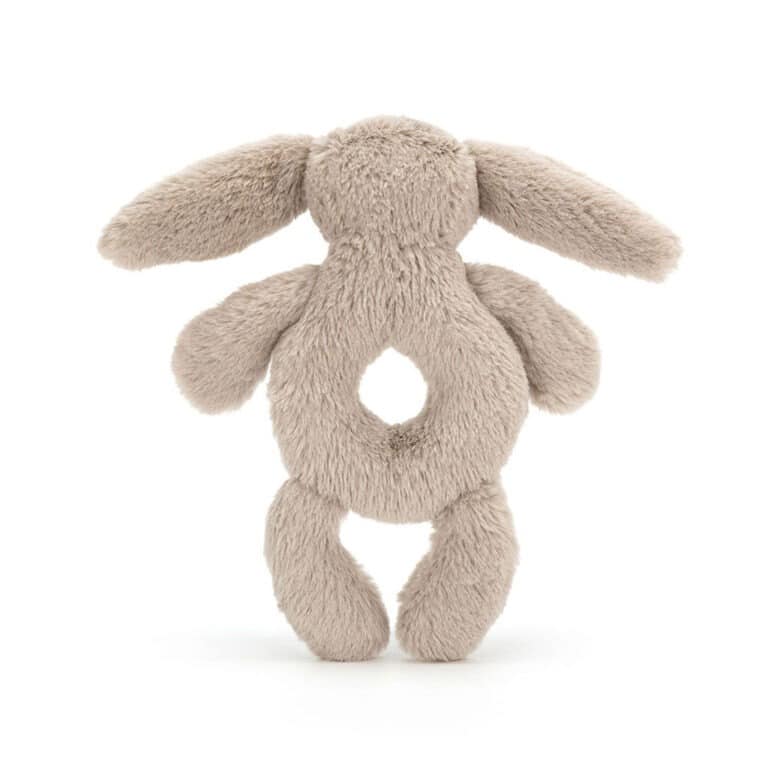 Doudou Hochet Lapin Beige - Jellycat 3