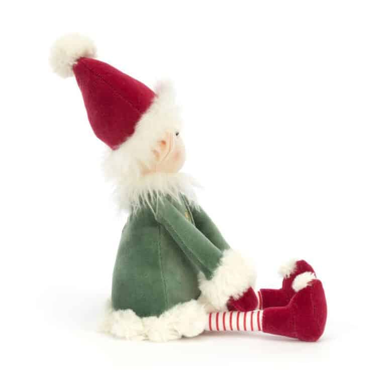 Doudou Elfe De Noël - Leffy - Jellycat