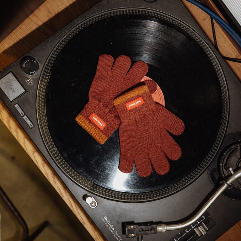 Paire de gants marron hello hossy | Concept Store enfants à Vannes