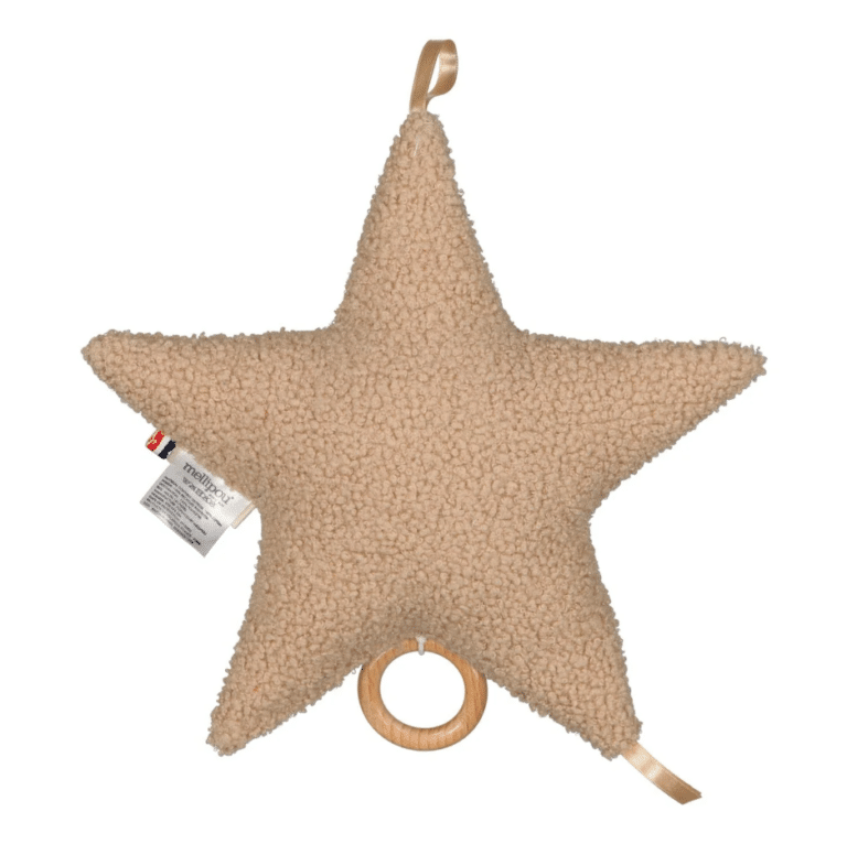 Coussin musicale Étoile “David” - Harry Potter – Mellipou - Vu de dos sur fond blanc