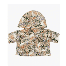 un imperméable pour poupée clotaire "Nausicaa" Minikane, vue de face sur fond blanc