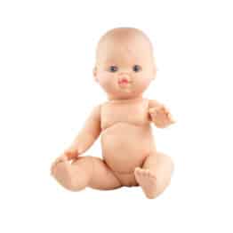 Poupée Gordis - Petite fille d'Europe - Paola Reina, vue de face assise sur fond blanc