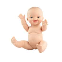 Poupée Gordis - Petite Fille Nordique - Paola Reina, vue de face assise sur fond blanc