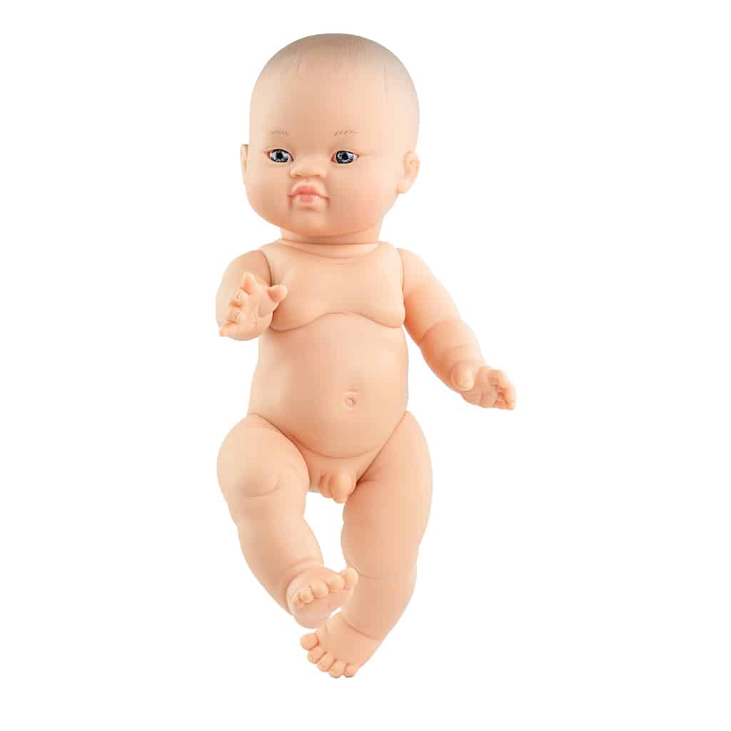 Poupée Gordis - Petit garçon d'Asie - Paola Reina, vue de face sur fond blanc