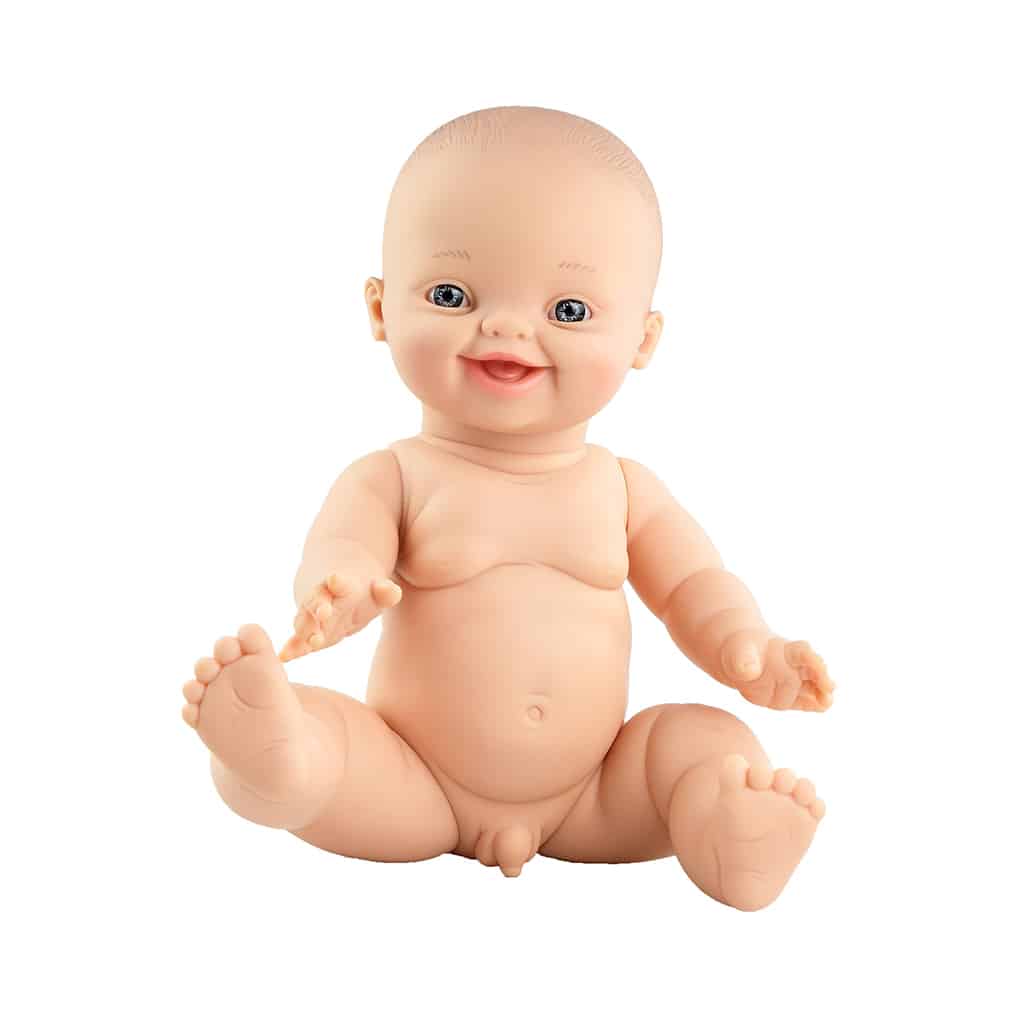 Poupée Gordis - Petit Garçon Nordique - Paola Reina, vue de face assise sur fond blanc