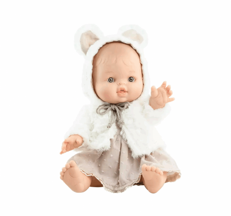 Poupée Gordis Paola Reina Habillée – Elvi - Vue de face sur fond blanc