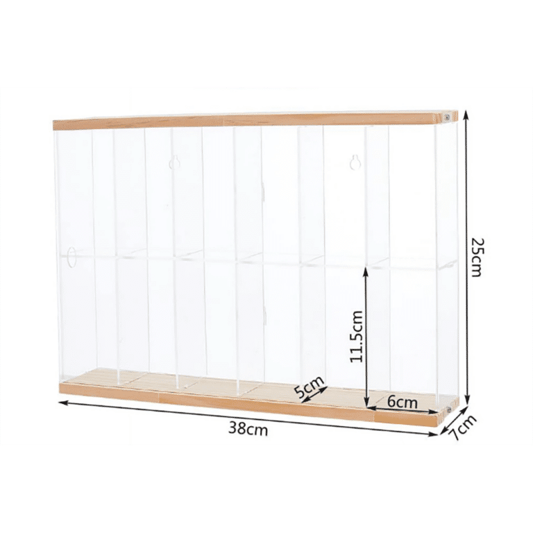 Présentoir de 12 cases pour figurines de collection