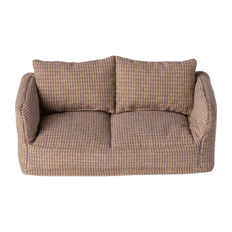 Canapé Petit Carreaux Pour Souris Et Lapins - Maileg 1