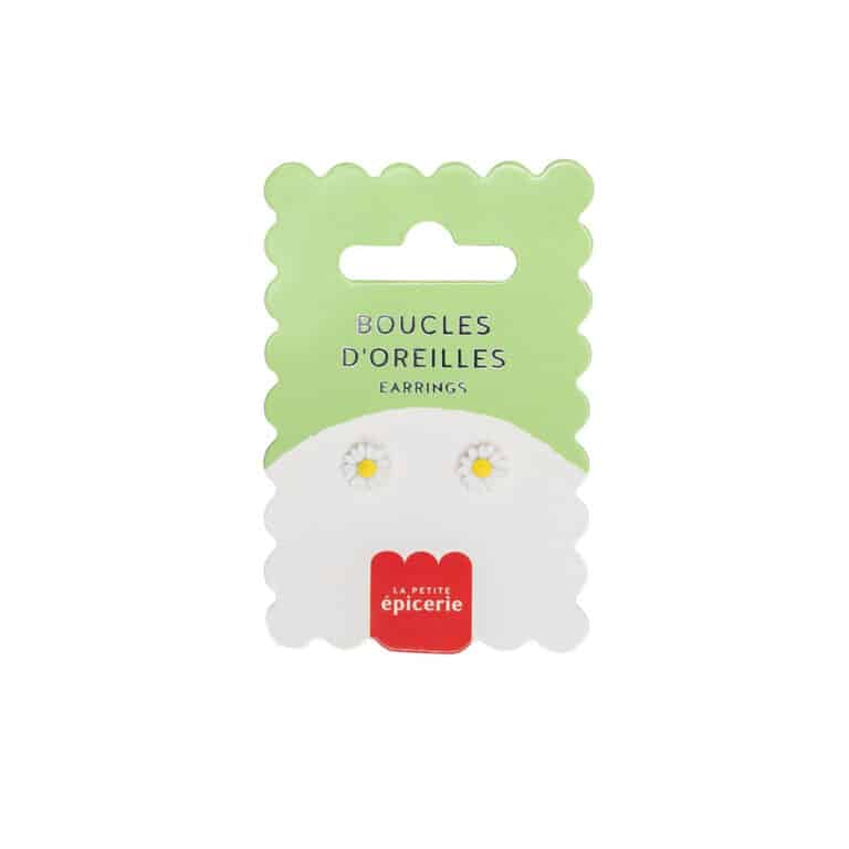 Boucles d'oreilles pâquerettes la petite épicerie