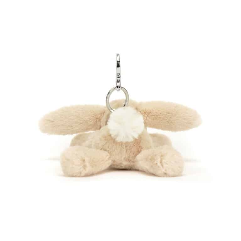 porte-clés lapin smudge beige jellycat | Magasin de jouets à Vannes