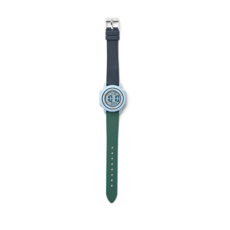 Montre silicone bleu vert enfant liewood